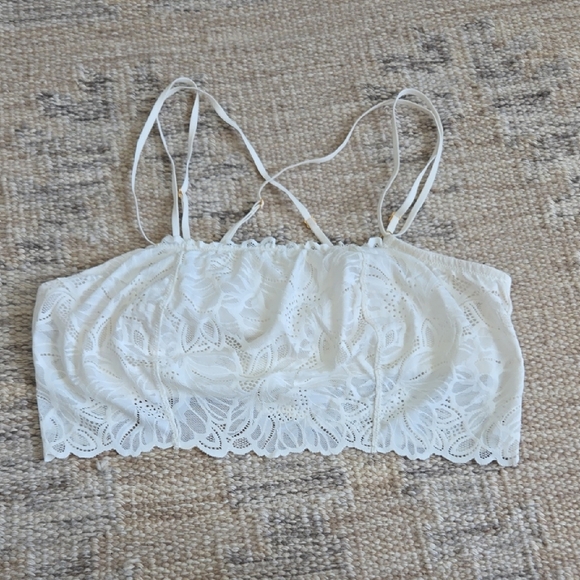 Aerie Cream Lace Bralette - Picture 1 of 4